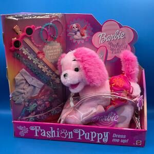 FISHER PRICE PLUSH FASHION PUPPY DRESS ME UP MATTEL 2001 TALK & WALK Accessories